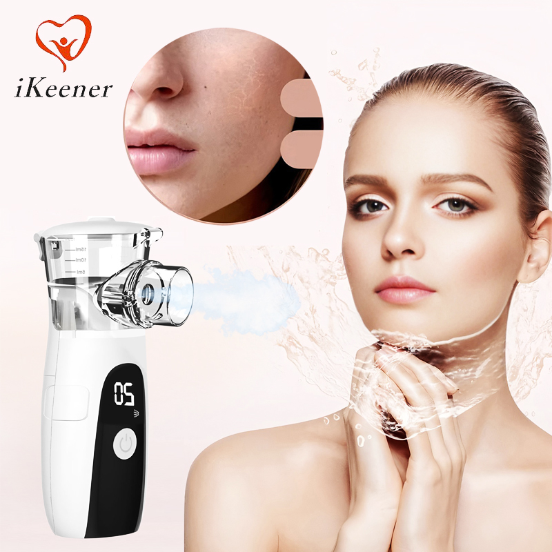 Facial Steamer Nano - Мини-нано-спрей-увлажнитель для лица с 3 уровнями