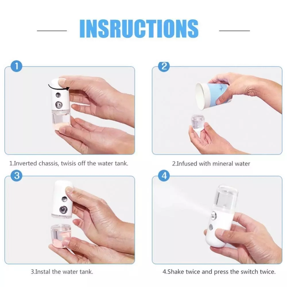 Nano Facial Mister Sprayer Пор – обзор и цена Facial Steamer Nano