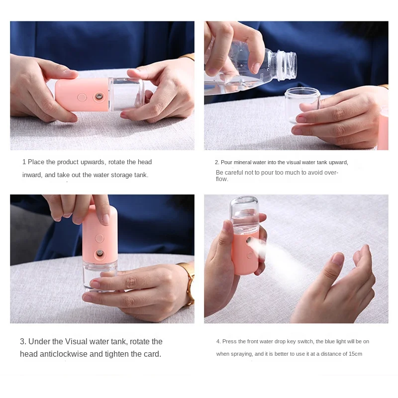 Мини-портативный увлажнитель в – обзор и цена Facial Steamer Nano