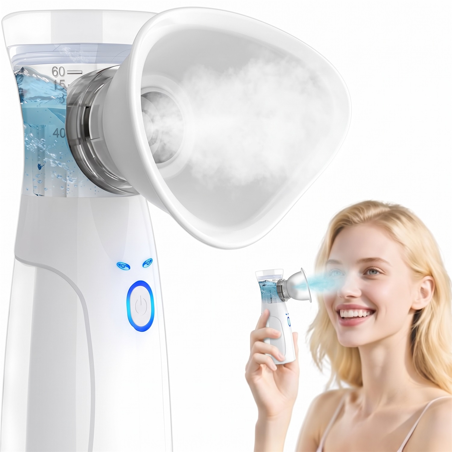 Портативный нано-распылитель д – обзор и цена Facial Steamer Nano