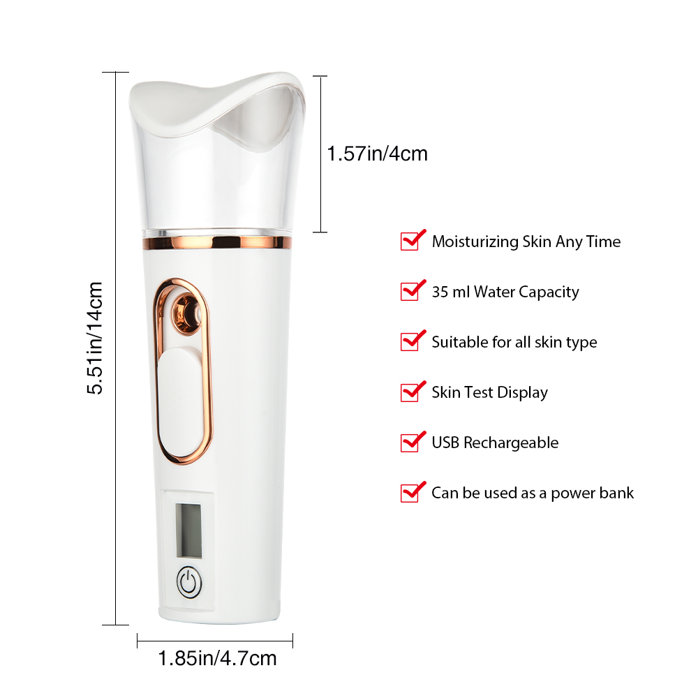 Нано-распылитель для лица 25 м – обзор и цена Facial Steamer Nano