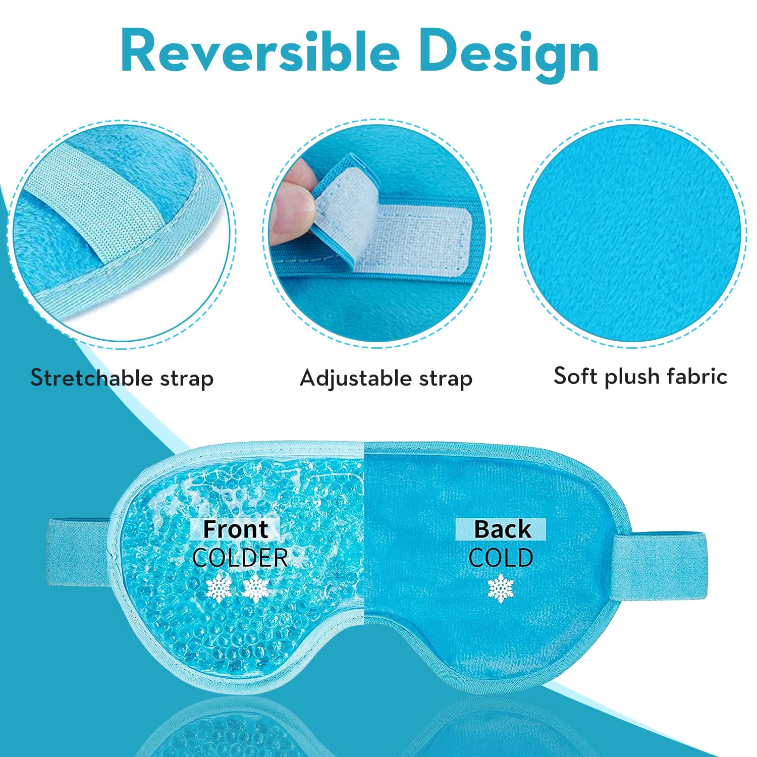 Охлаждающая гелевая маска для  – обзор и цена Eye Mask Heated