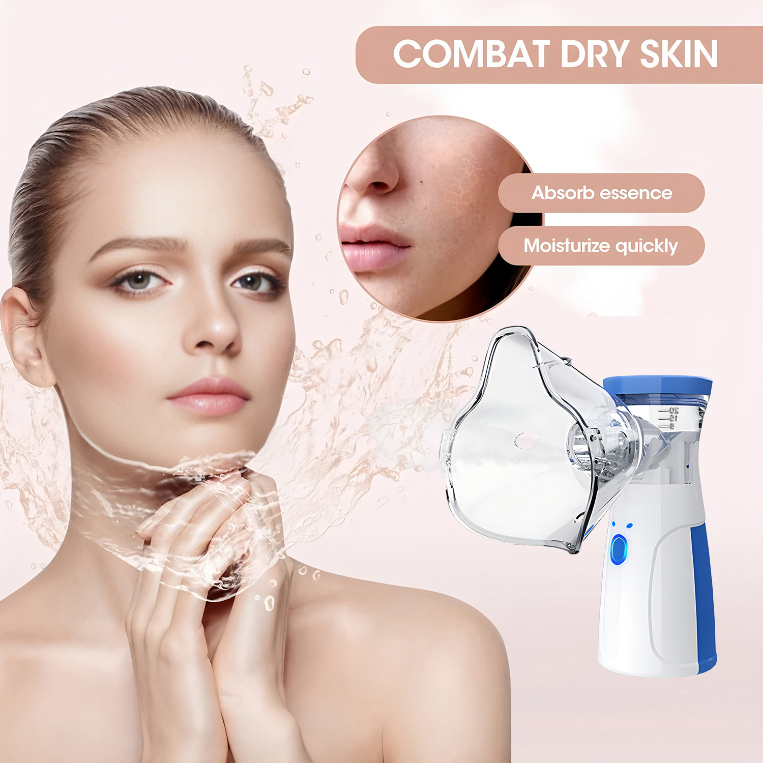 Мини-отпариватель для лица, бе – обзор и цена Facial Steamer Nano